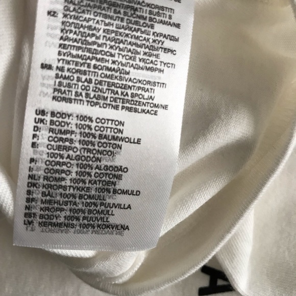 Adidas white cotton t shirt, new - Picture 4 of 6